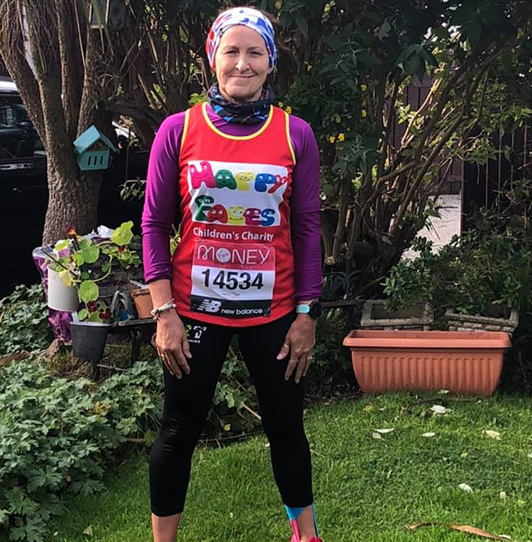 Josie Davies in her kit ready for the 100 mile challenge.