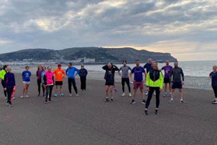 the NWRRC and Criw Colwyn runners also returned to live group gatherings last Thursday night on Llandudno promenade organised by coaches Jonathan Kettle and Tony Price-Jones.