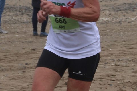Podium Place For Kay Hatton At The Challenging Abersoch 10k Race.