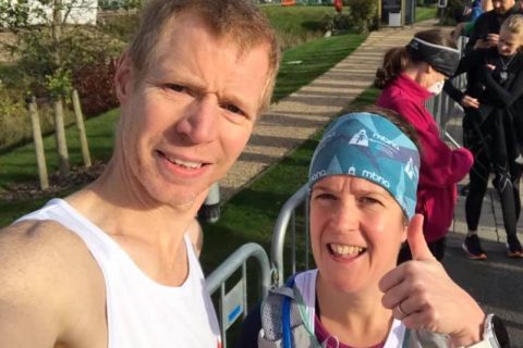 Wedding Anniversary Dash For Ben And Sarah At Reading Half-marathon – Plus 2nd Lady Win For Kelly.