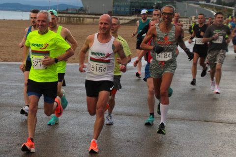 Fast Pace At Revised Porth Eirias Halloween 10k Race.