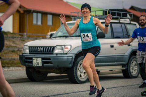 Elizabeth Driscoll Completes Unique Sporting Double At Different Falkland Islands Events.