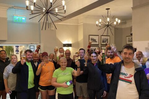 Good Turn-out On The Prom In Midweek For A 5k Tribute Run In Memory Of John Dalzell.