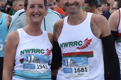 Martin And Carla Green Hit Top Form For The Welsh Masters Team In The Great Manchester Half-marathon.