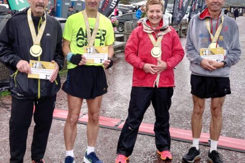Hundreds Of Runners Beat The Storm At The Abergele Races.